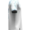 CAMISETA BLANCO Y CELESTE HOJAS